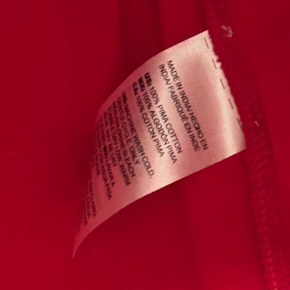 Chicos Red Mock Neck Long Sleeve Knit Tunic Top Size XL 100% Shirt. NWT - Picture 5 of 12